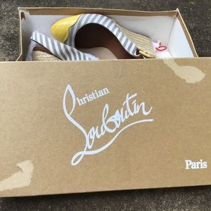 Christian Louboutins 38 Espadrilles
